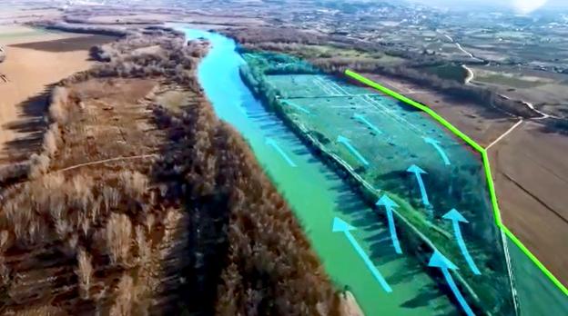 La CHE retranqueará tres mazones en el Ebro para evitar inundaciones