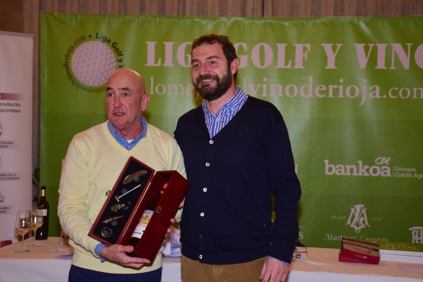 Entrega de premios del torneo Bodegas Ramón Bilbao, primero de la la VIII Liga de Golf y vino de lomejordelvinoderioja.com