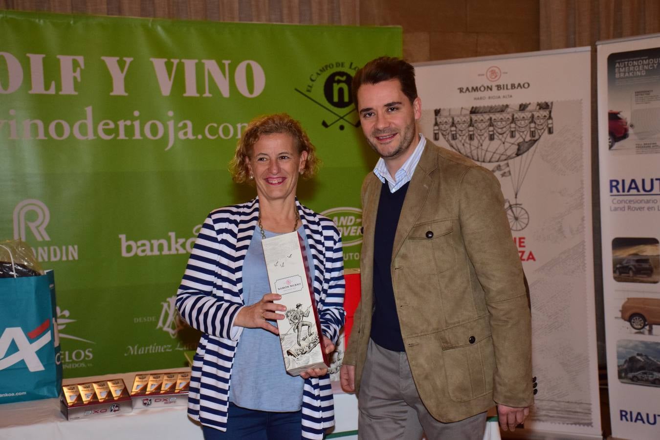 Entrega de premios del torneo Bodegas Ramón Bilbao, primero de la la VIII Liga de Golf y vino de lomejordelvinoderioja.com