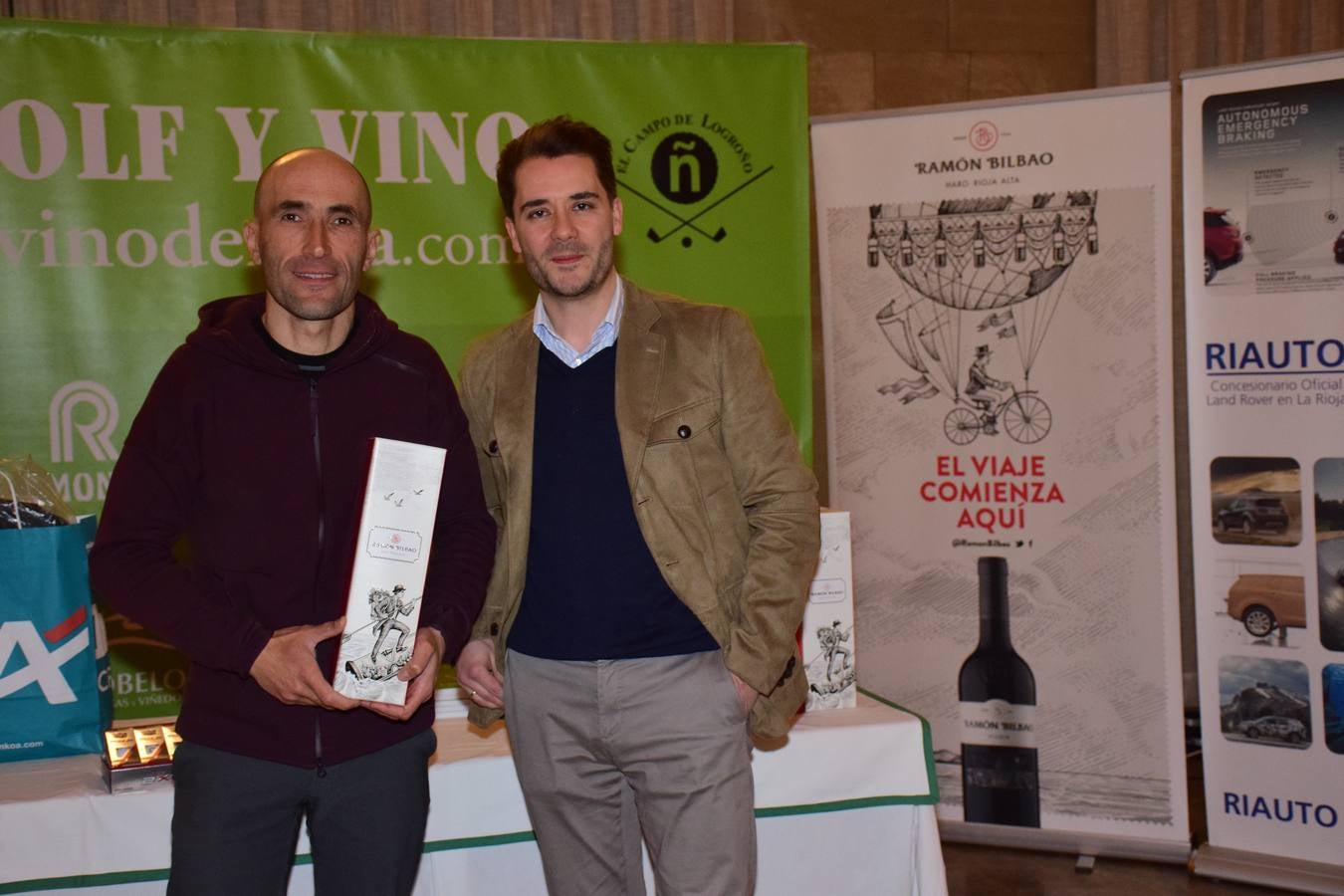 Entrega de premios del torneo Bodegas Ramón Bilbao, primero de la la VIII Liga de Golf y vino de lomejordelvinoderioja.com