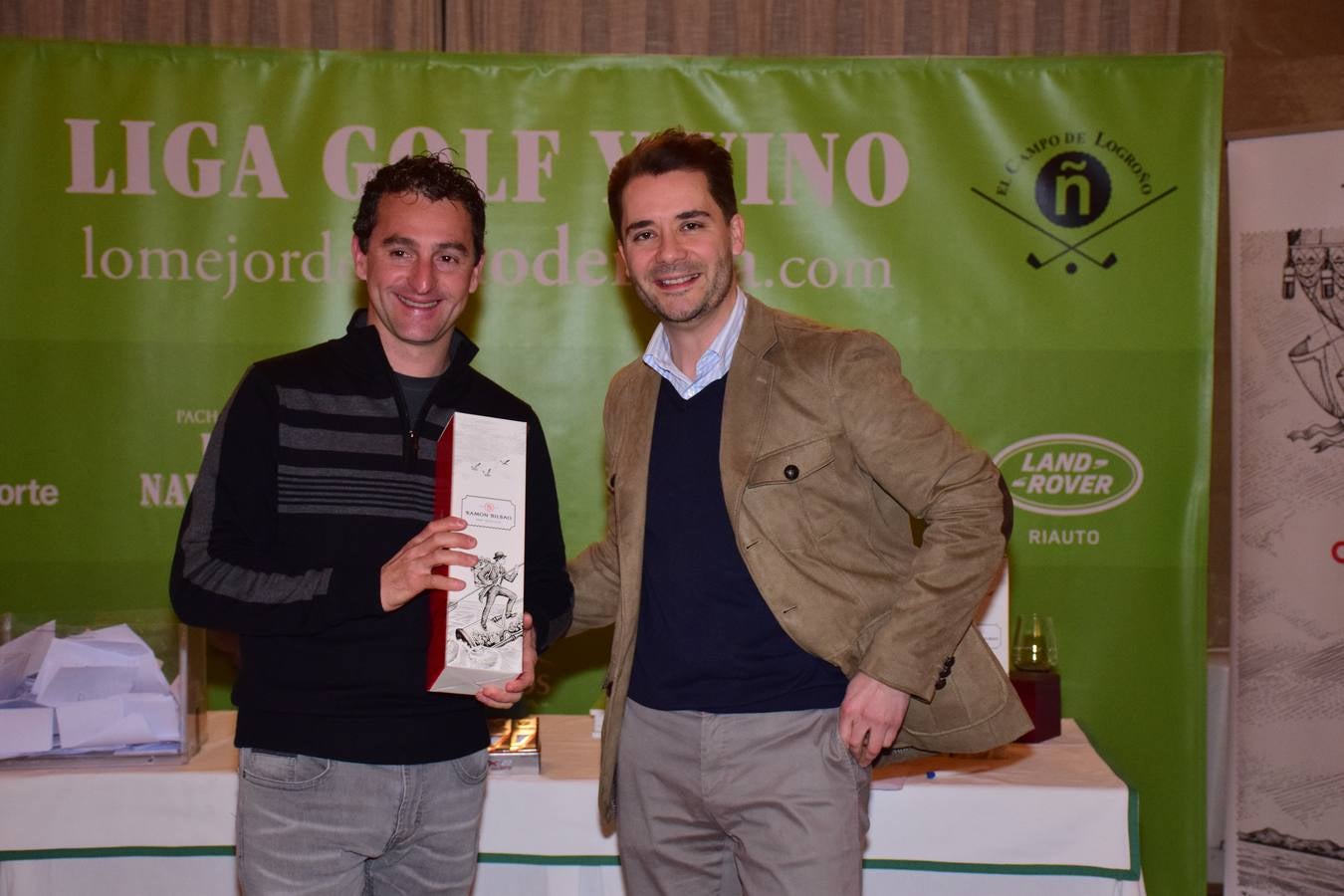 Entrega de premios del torneo Bodegas Ramón Bilbao, primero de la la VIII Liga de Golf y vino de lomejordelvinoderioja.com