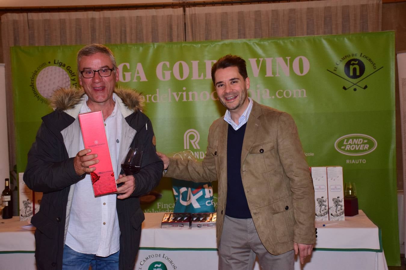 Entrega de premios del torneo Bodegas Ramón Bilbao, primero de la la VIII Liga de Golf y vino de lomejordelvinoderioja.com