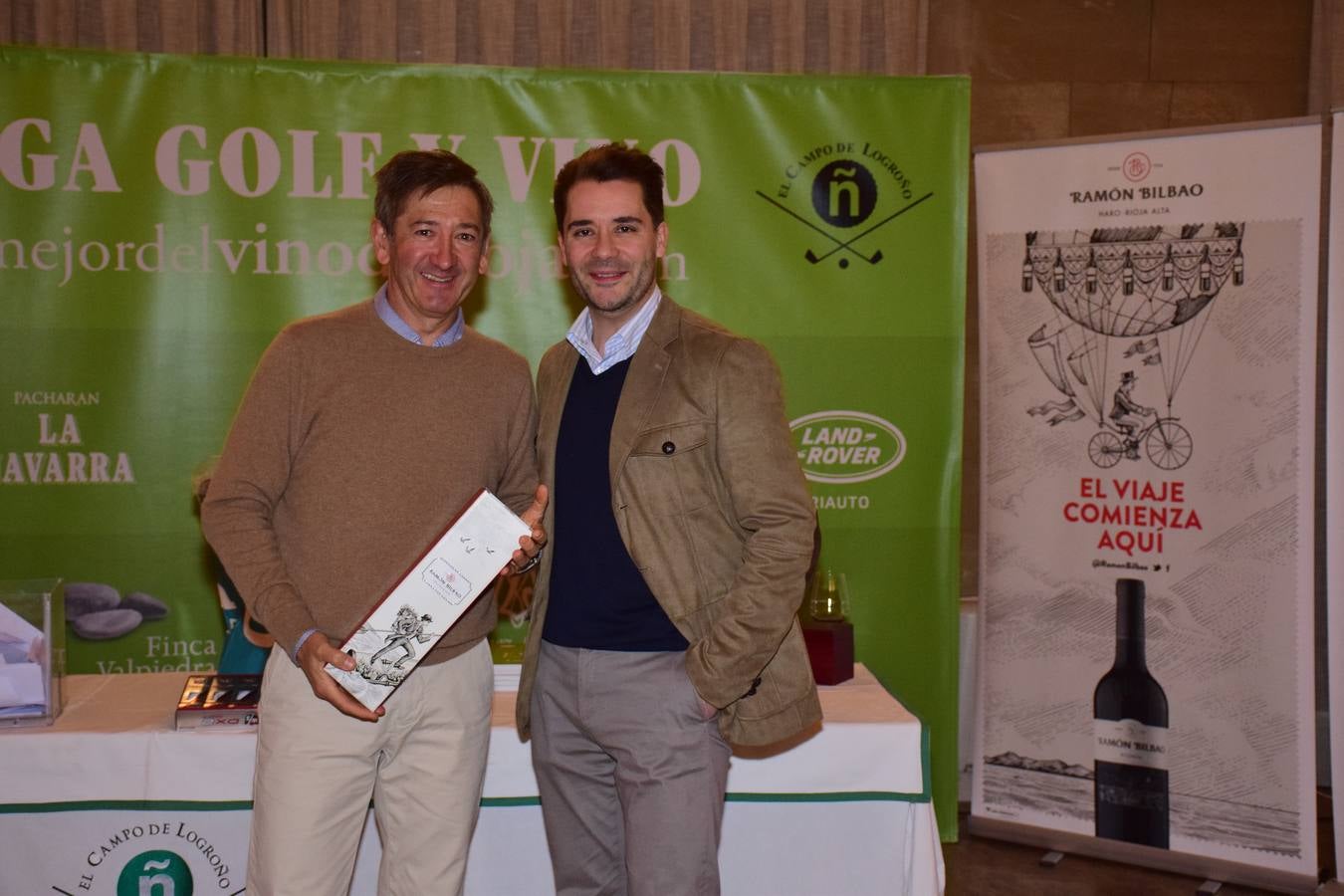 Entrega de premios del torneo Bodegas Ramón Bilbao, primero de la la VIII Liga de Golf y vino de lomejordelvinoderioja.com