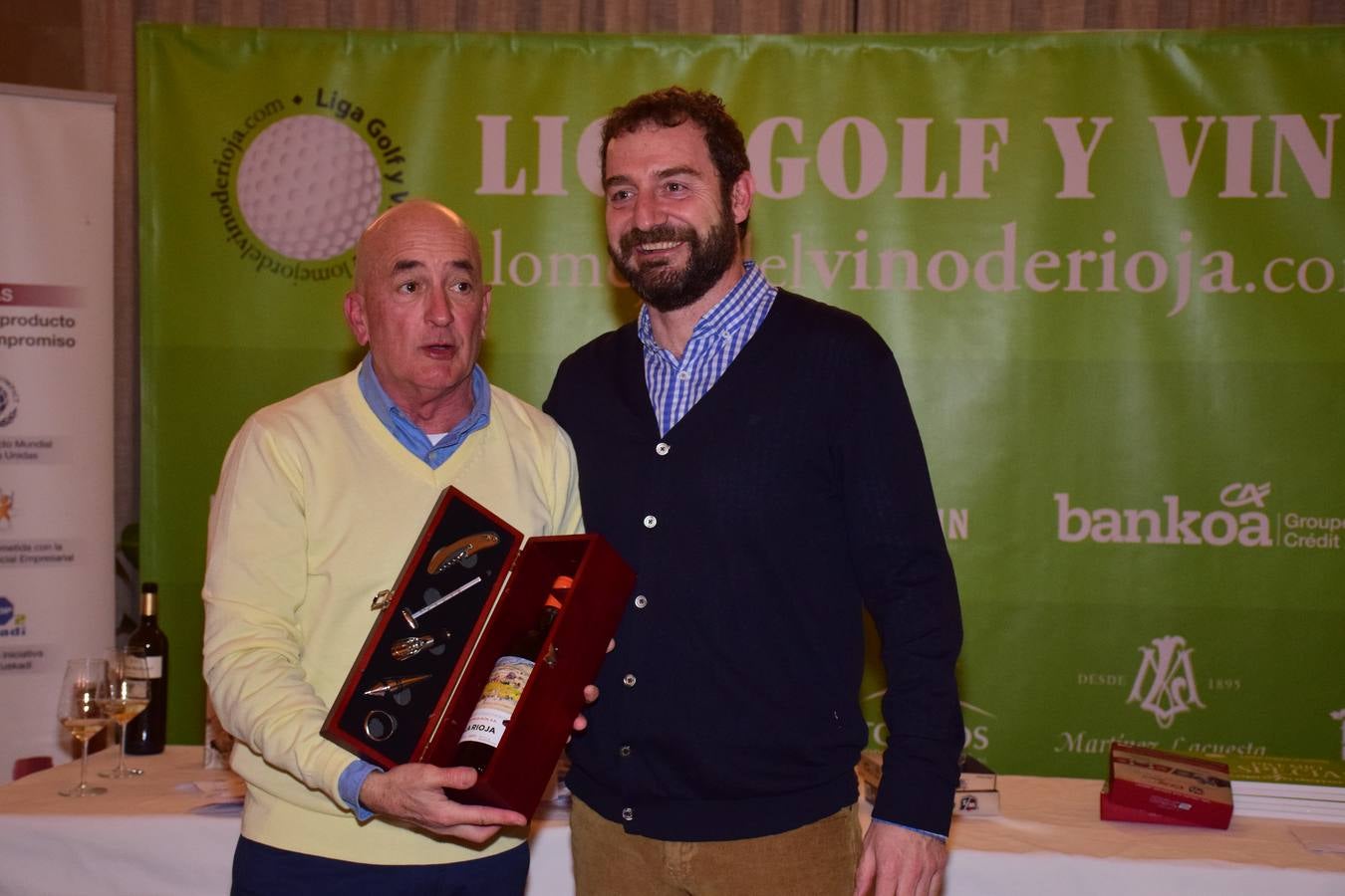 Entrega de premios del torneo Bodegas Ramón Bilbao, primero de la la VIII Liga de Golf y vino de lomejordelvinoderioja.com