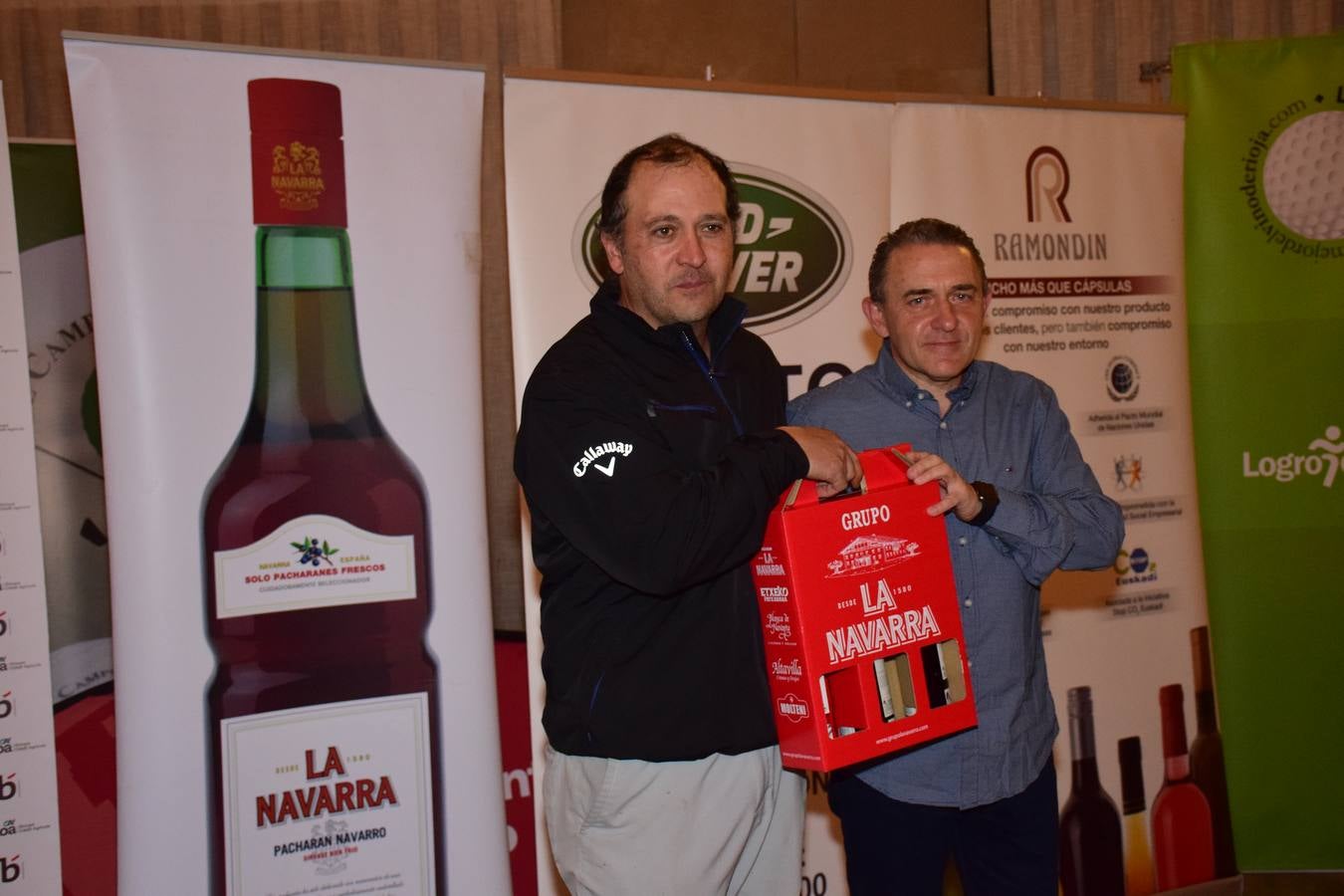 Entrega de premios del torneo Bodegas Ramón Bilbao, primero de la la VIII Liga de Golf y vino de lomejordelvinoderioja.com