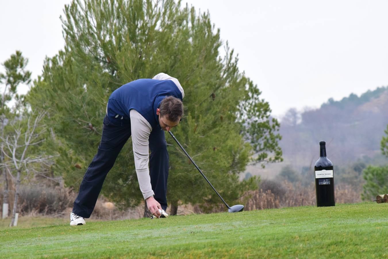 Los participantes en el primer torneo de la Liga de Golf y Vino disfrutaron de una estupenda jornada.