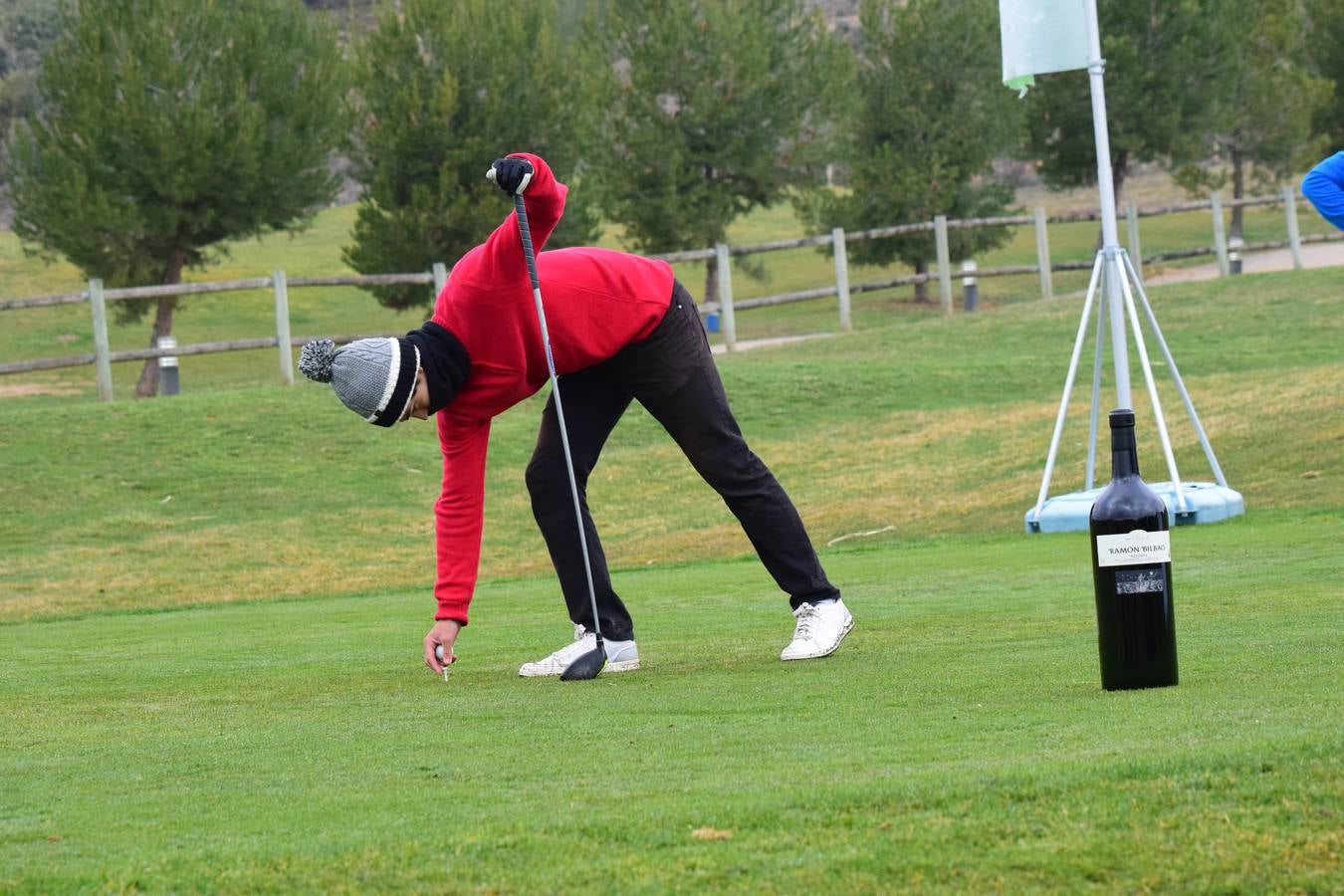 Los participantes en el primer torneo de la Liga de Golf y Vino disfrutaron de una estupenda jornada.