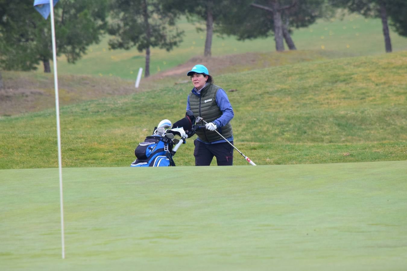 Los participantes en el primer torneo de la Liga de Golf y Vino disfrutaron de una estupenda jornada.