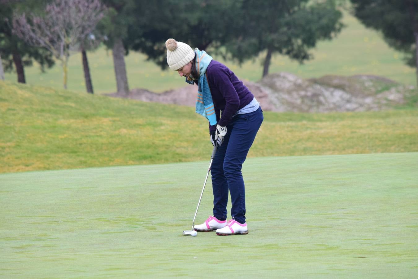 Los participantes en el primer torneo de la Liga de Golf y Vino disfrutaron de una estupenda jornada.