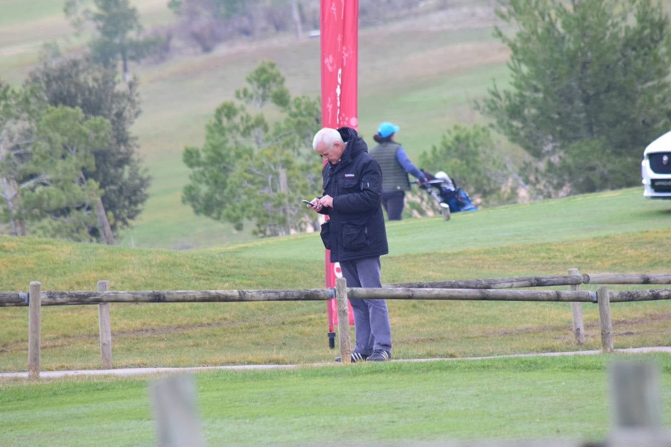 Los participantes en el primer torneo de la Liga de Golf y Vino disfrutaron de una estupenda jornada.