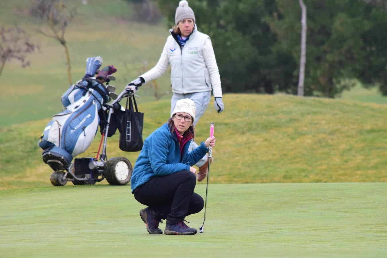 Los participantes en el primer torneo de la Liga de Golf y Vino disfrutaron de una estupenda jornada.