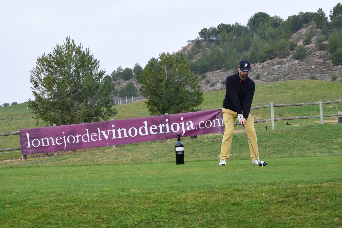 Los participantes en el primer torneo de la Liga de Golf y Vino disfrutaron de una estupenda jornada.