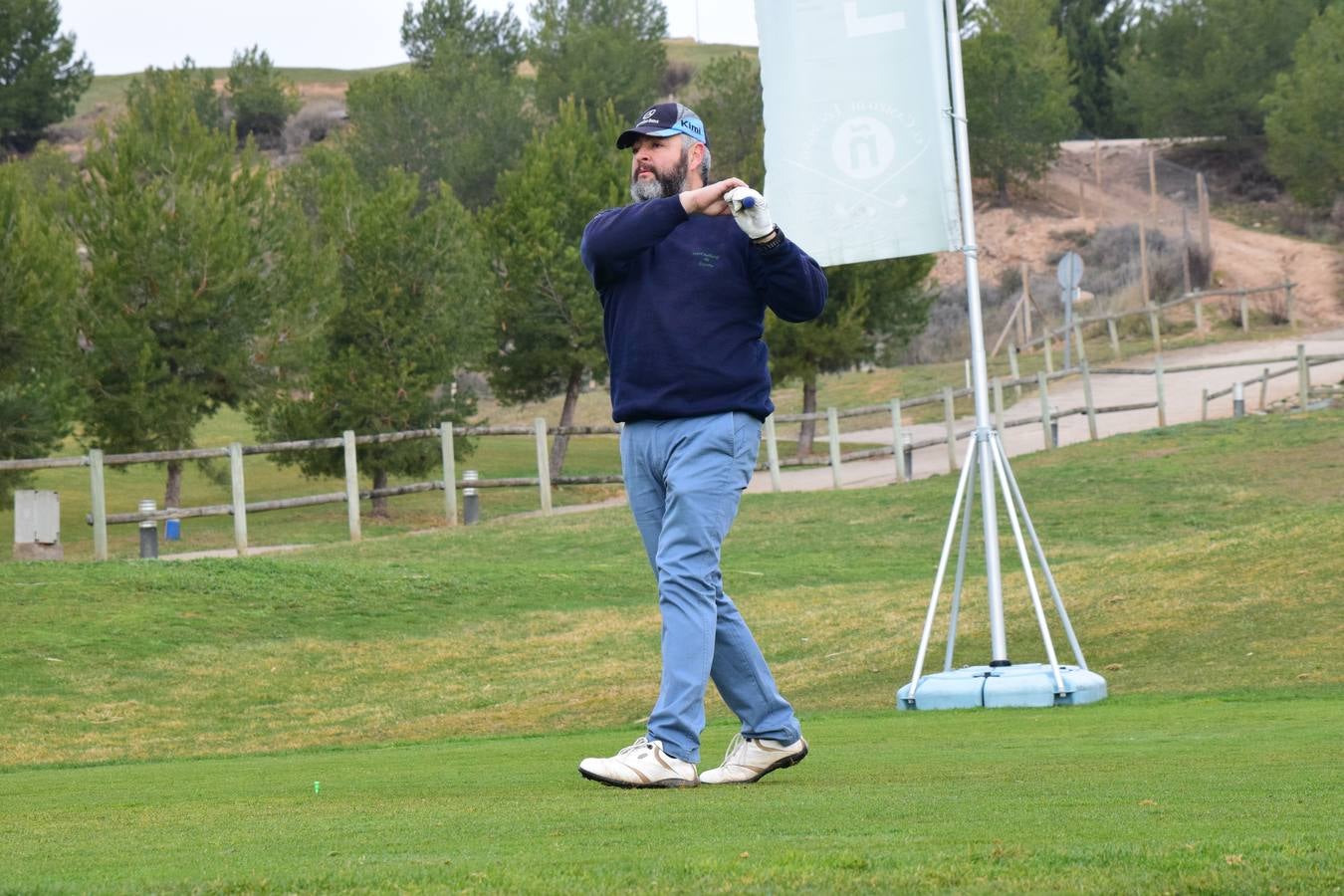 Los participantes en el primer torneo de la Liga de Golf y Vino disfrutaron de una estupenda jornada.