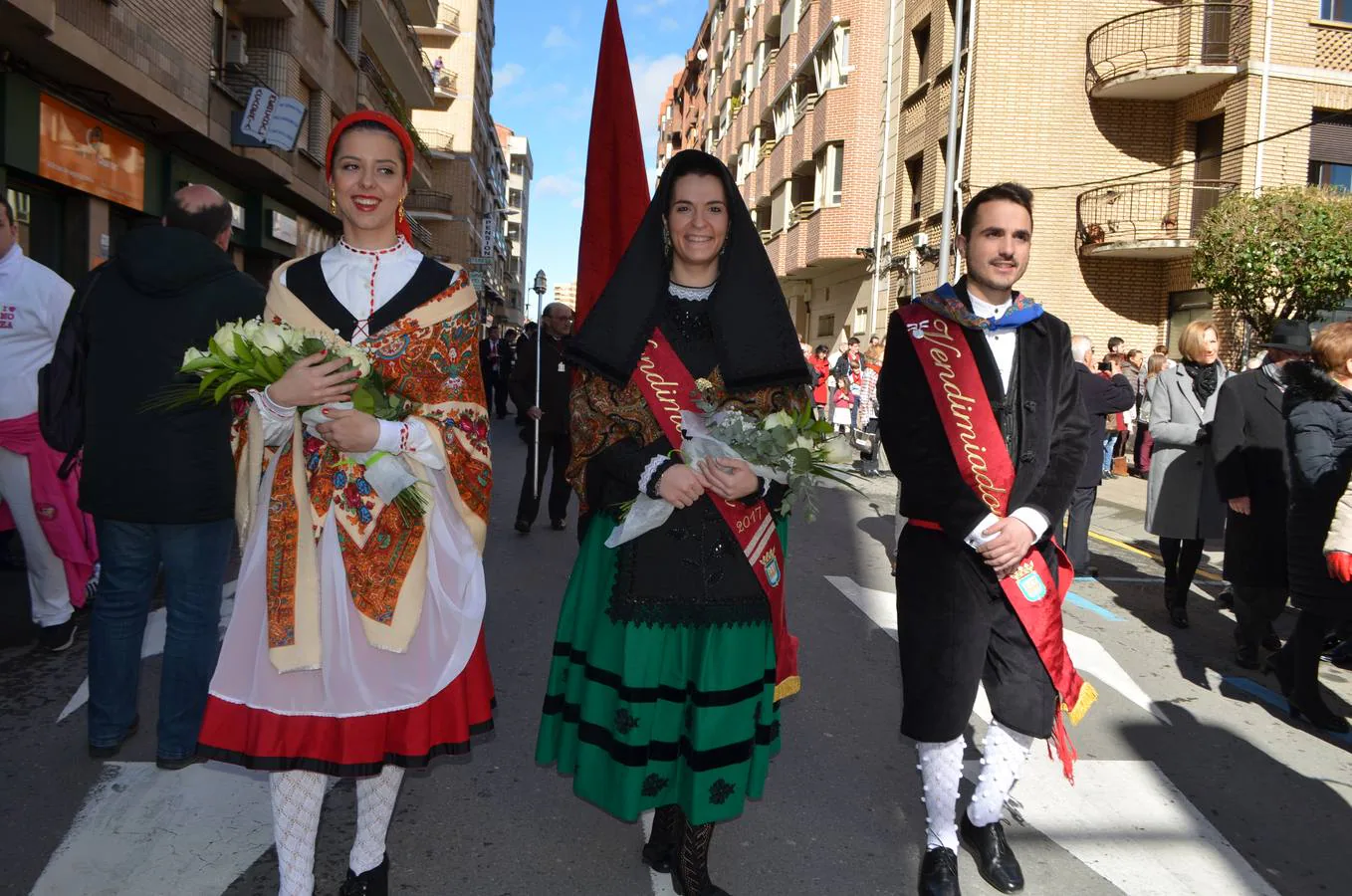 En el día grande, los santos Emeterio y Celedonio salieron a la calle en una procesión muy participativa por Calahorra