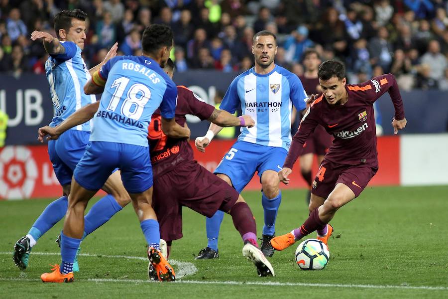 Líder y colista se citan en La Rosaleda con objetivos muy diferentes y con Leo Messi como gran ausencia.