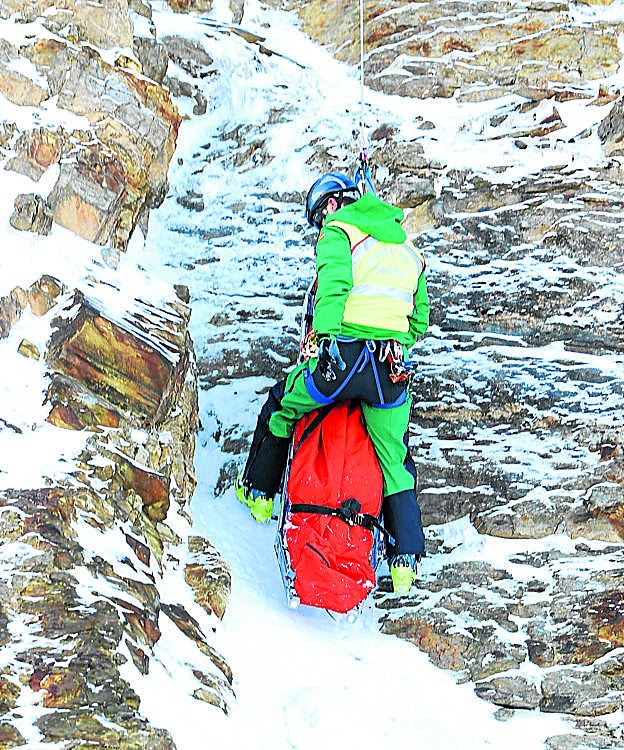 La patrulla de salvadores de la montaña en La Rioja