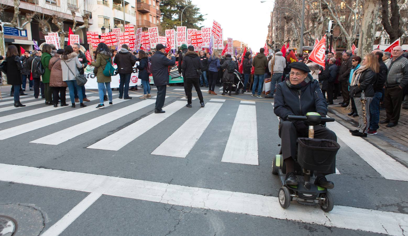 Fotos: Manifestación en Logroño por unas pensiones justas