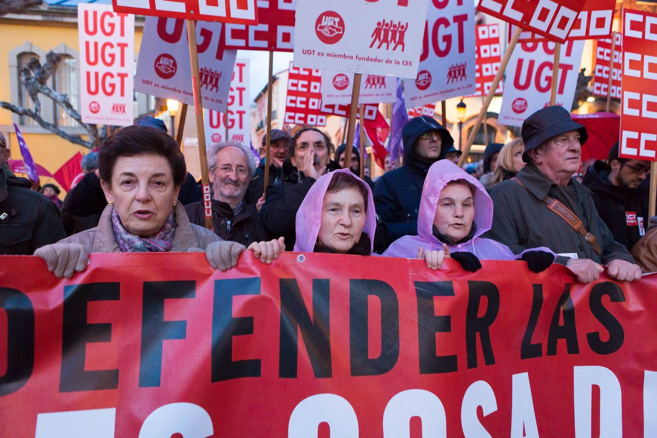 Fotos: Manifestación en Logroño por unas pensiones justas