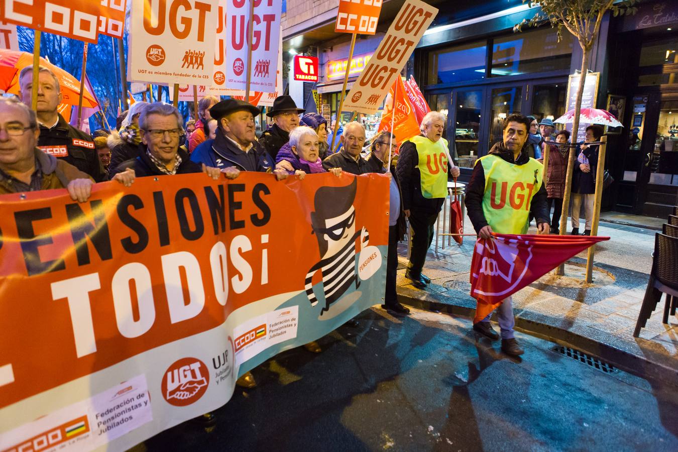 Fotos: Manifestación en Logroño por unas pensiones justas