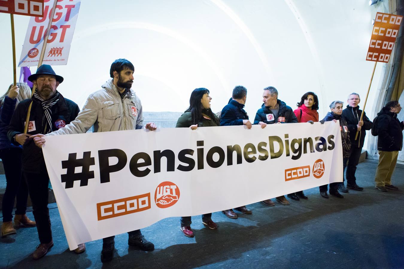 Fotos: Manifestación en Logroño por unas pensiones justas