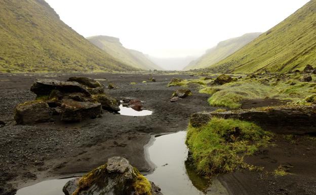 Fisura del Eldgjá, en Islandia.