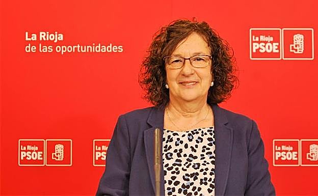 La secretaria de Servicios Sociales del PSOE de La Rioja y diputada regional, Ana Santos. 