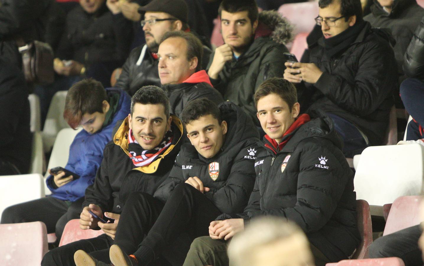 Imágenes del partido disputado en Las Gaunas, que concluyó con victoria de la UD Logroñés por 2-0.