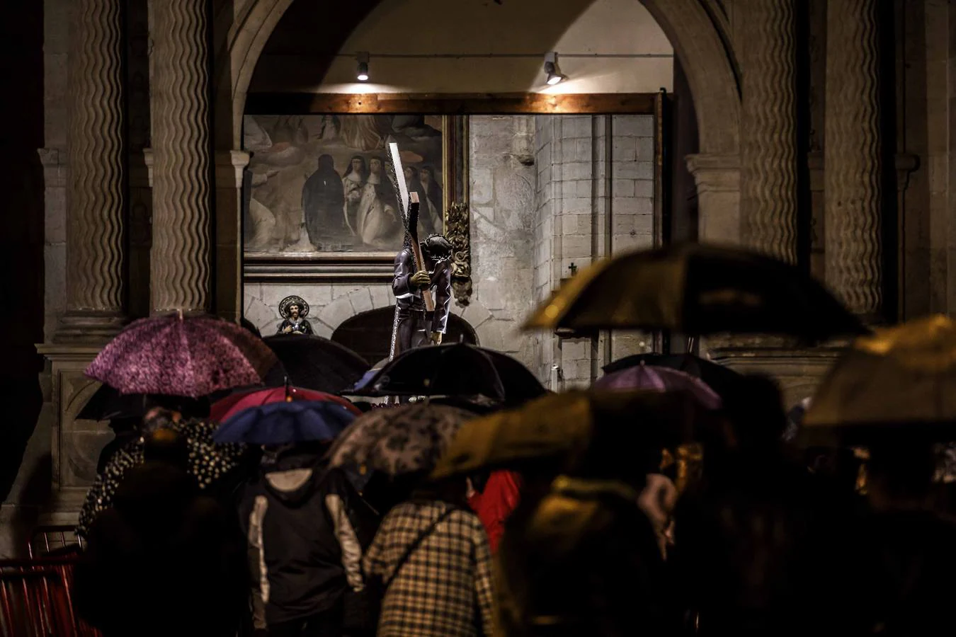 La Dolorosa y el Nazareno no salen, y se suspende una de las procesiones más esperadas del ciclo logroñés