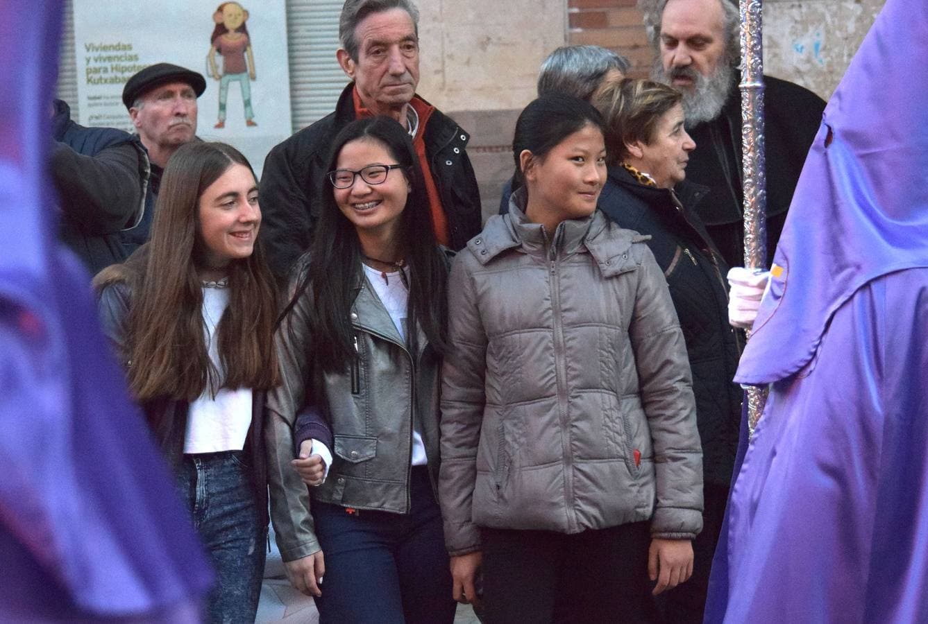 Fotos: Semana Santa en Logroño 2018: Vía Crucis penitencial de la Cofraía de Nuestra Señora de la Piedad