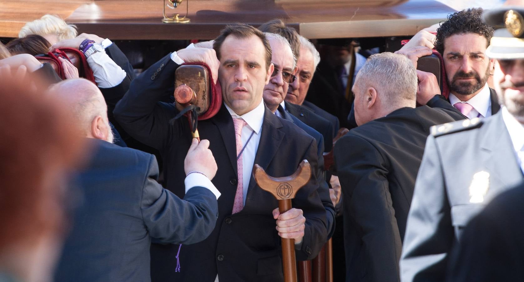 Fotos: Semana Santa de Logroño 2018: Traslado procesional del Santo Cristo de las Ánimas