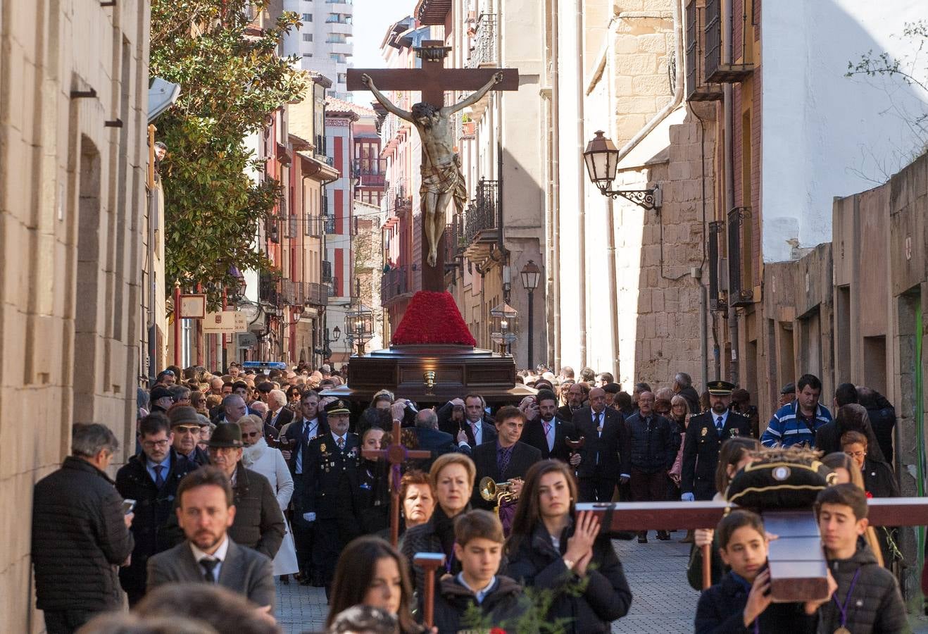 Fotos: Semana Santa de Logroño 2018: Traslado procesional del Santo Cristo de las Ánimas