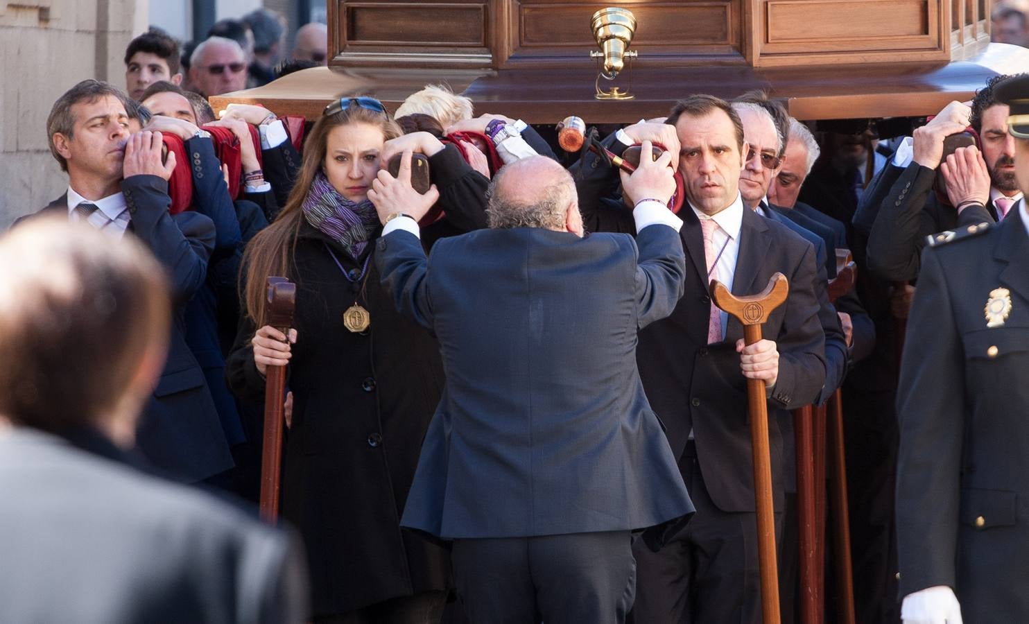 Fotos: Semana Santa de Logroño 2018: Traslado procesional del Santo Cristo de las Ánimas