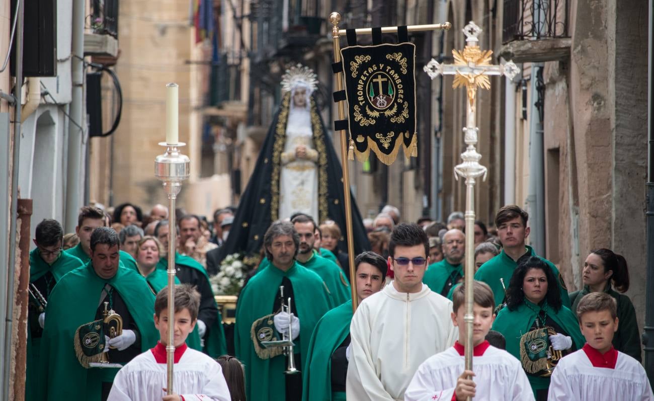 Fotos: Procesión del Encuentro en Santo Domingo de la Calzada