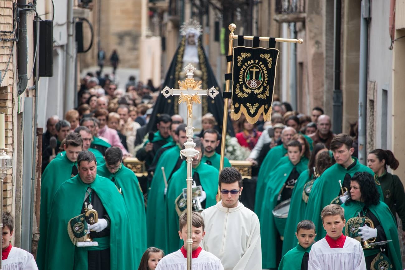 Fotos: Procesión del Encuentro en Santo Domingo de la Calzada