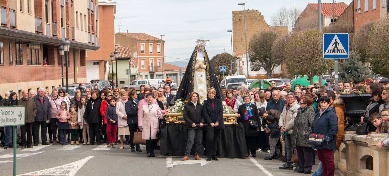 Fotos: Procesión del Encuentro en Santo Domingo de la Calzada