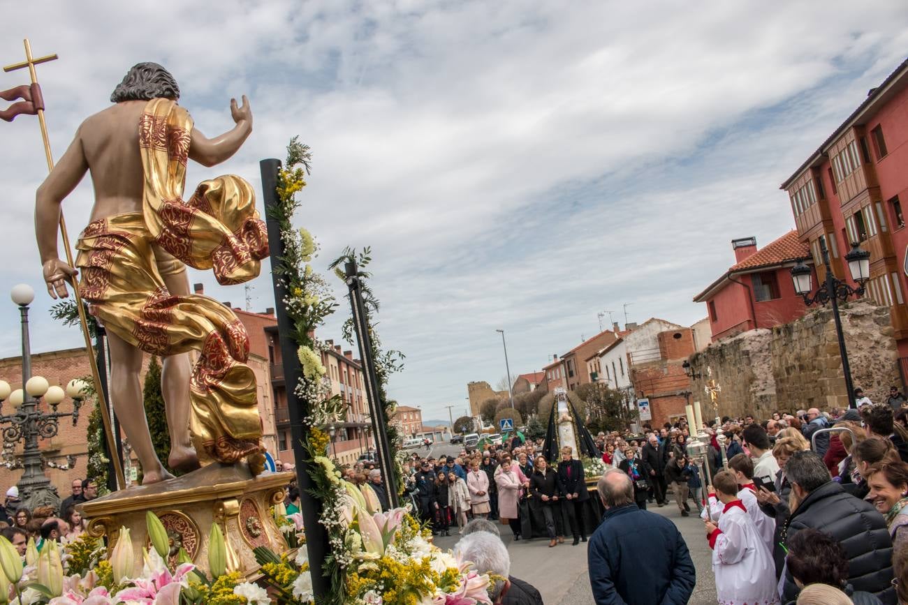 Fotos: Procesión del Encuentro en Santo Domingo de la Calzada