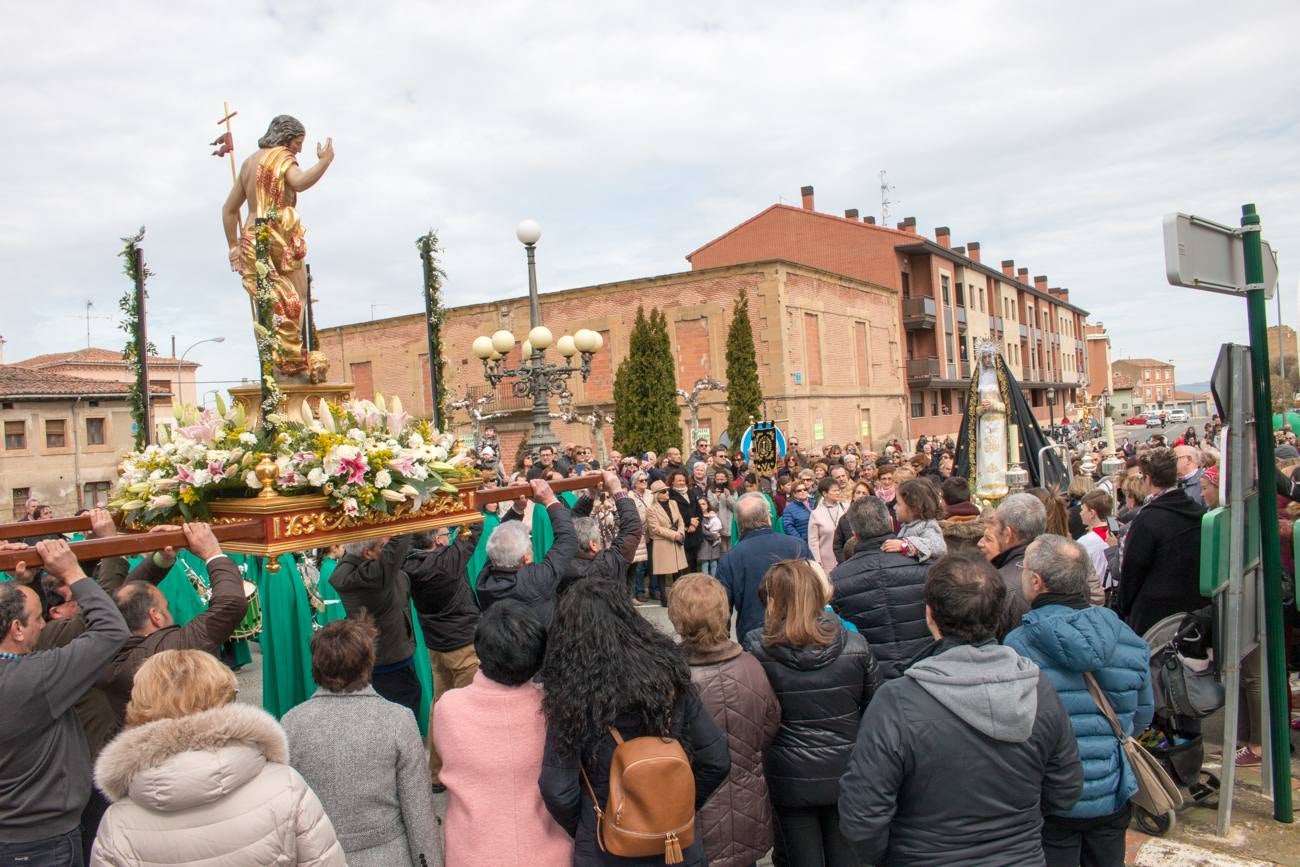 Fotos: Procesión del Encuentro en Santo Domingo de la Calzada