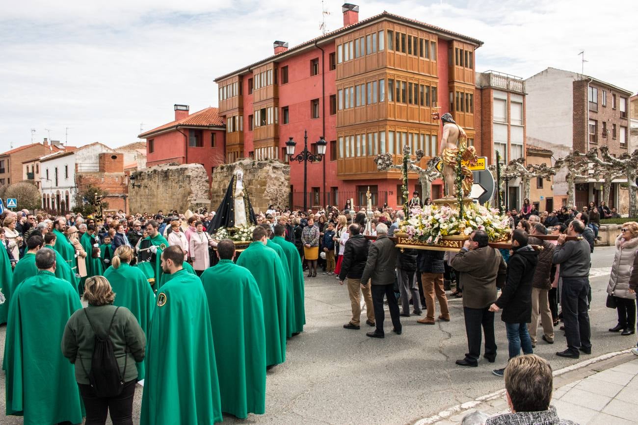 Fotos: Procesión del Encuentro en Santo Domingo de la Calzada