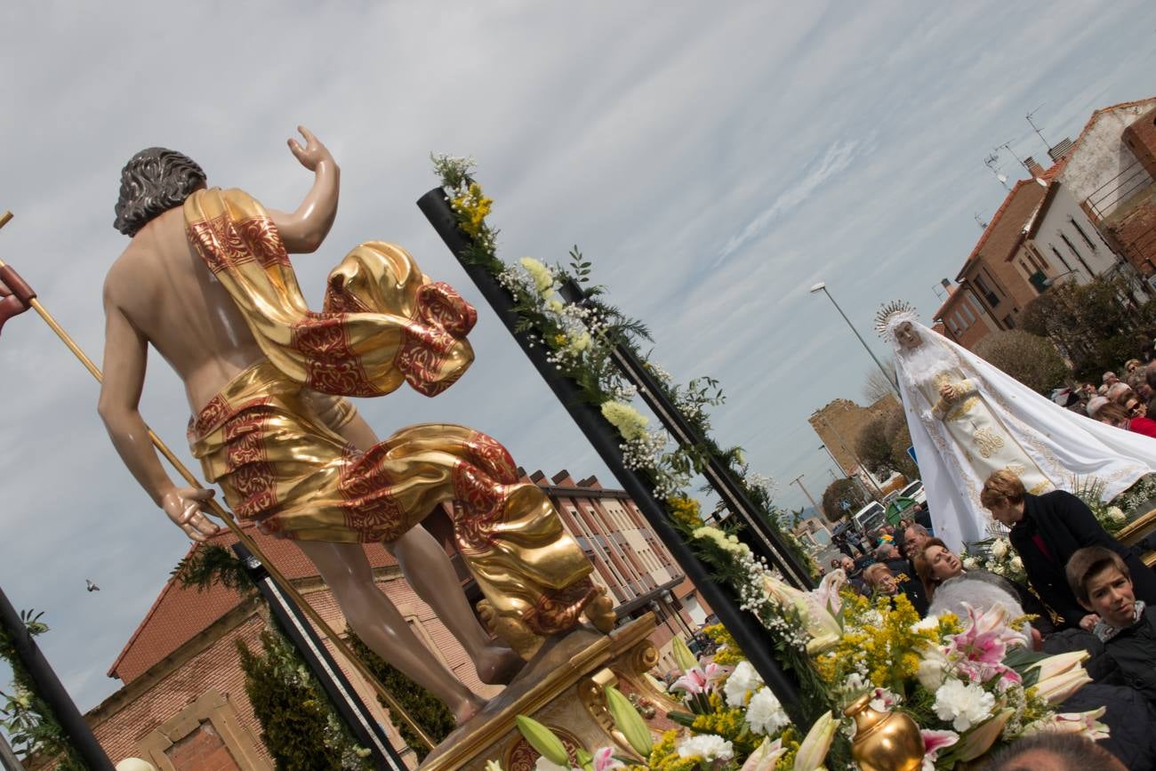 Fotos: Procesión del Encuentro en Santo Domingo de la Calzada