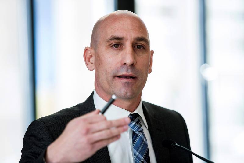 Luis Rubiales, candidato a la presidencia de la FEF. 