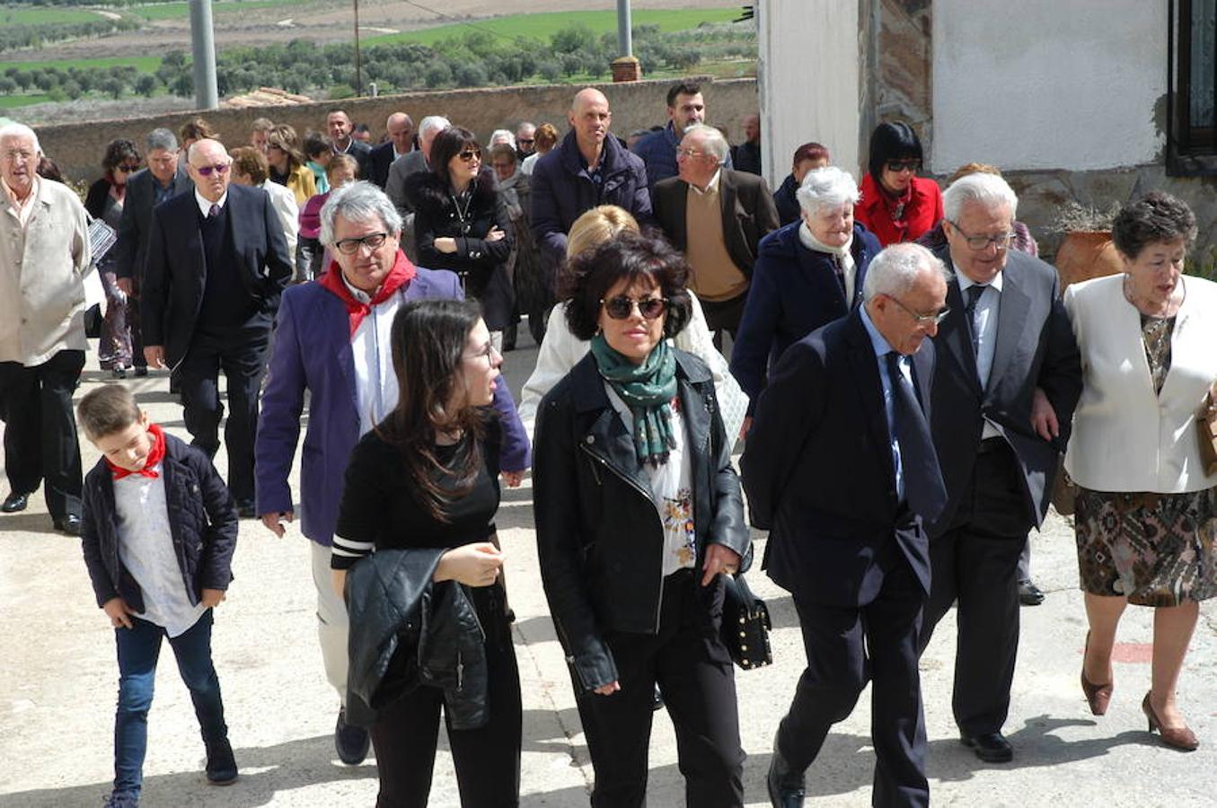 Imágenes de la procesión de la Virgen de la Anunciación con motivo del día grande de las fiestas patronales de El Villar de Arnedo.