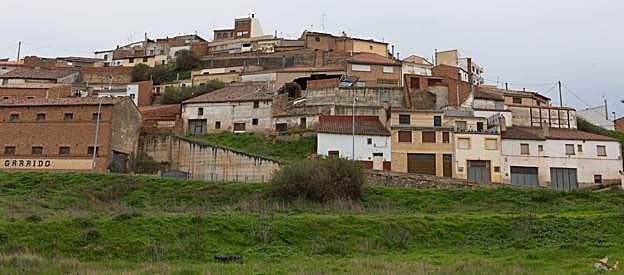 Imagen del barrio de las Bodegas de Entrena, donde el Ayuntamiento elabora una cartografía digitalizada. :: 