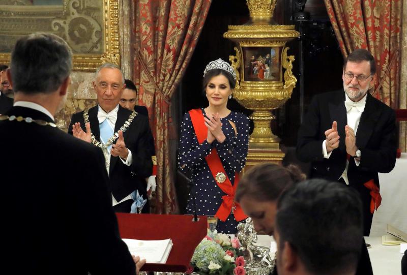 Gala celebrada en el Palacio Real con motivo de la visita de Estado del presidente portugués, Marcelo Rebelo de Sousa