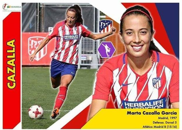 La ficha de Marta Cazalla, defensa del Atlético de Madrid.