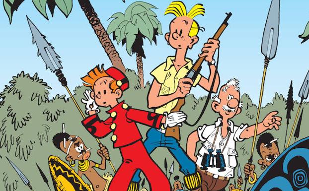 Portada de 'Spirou y Fantasio. Integral 1. Franquin 1946-1950'. 