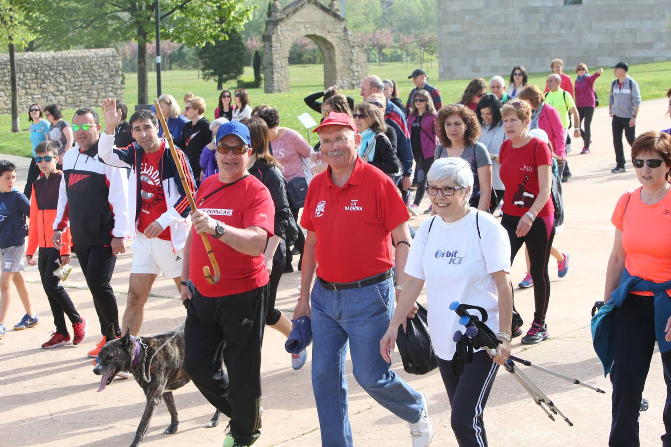 1.400 personas han participado en el tercer Paseo Saludable con destino el Monte Cantabria