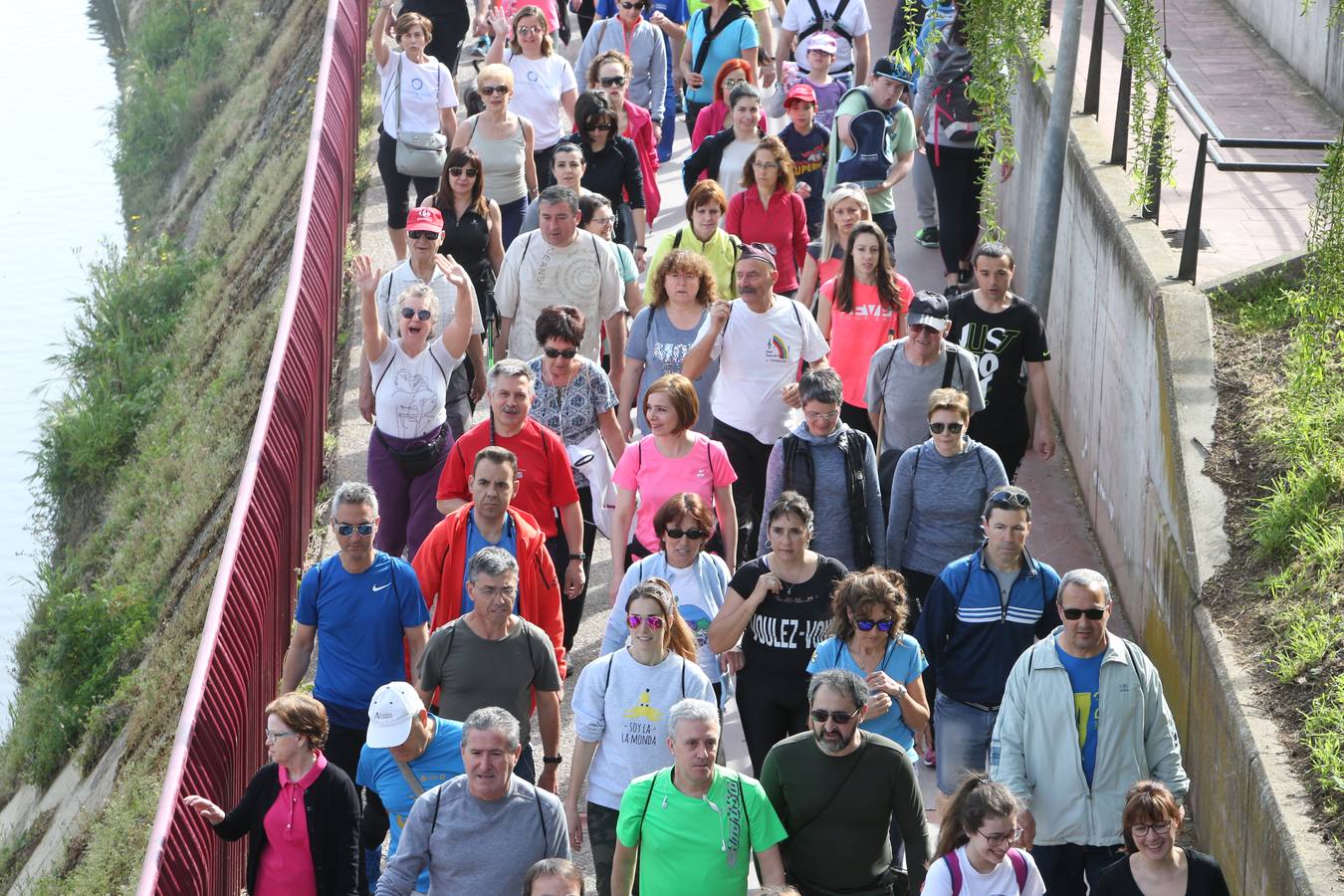 1.400 personas han participado en el tercer Paseo Saludable con destino el Monte Cantabria.