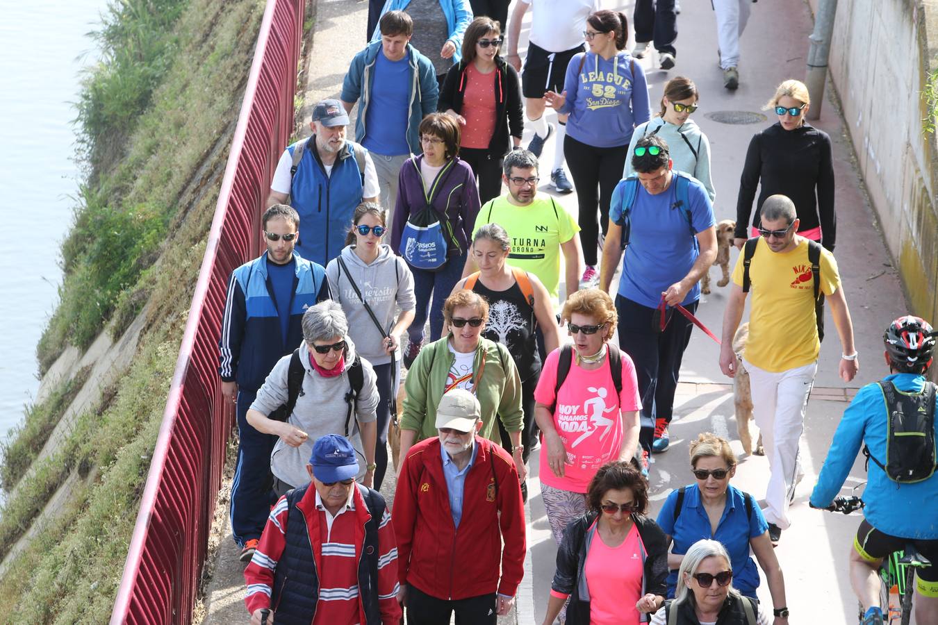 1.400 personas han participado en el tercer Paseo Saludable con destino el Monte Cantabria.