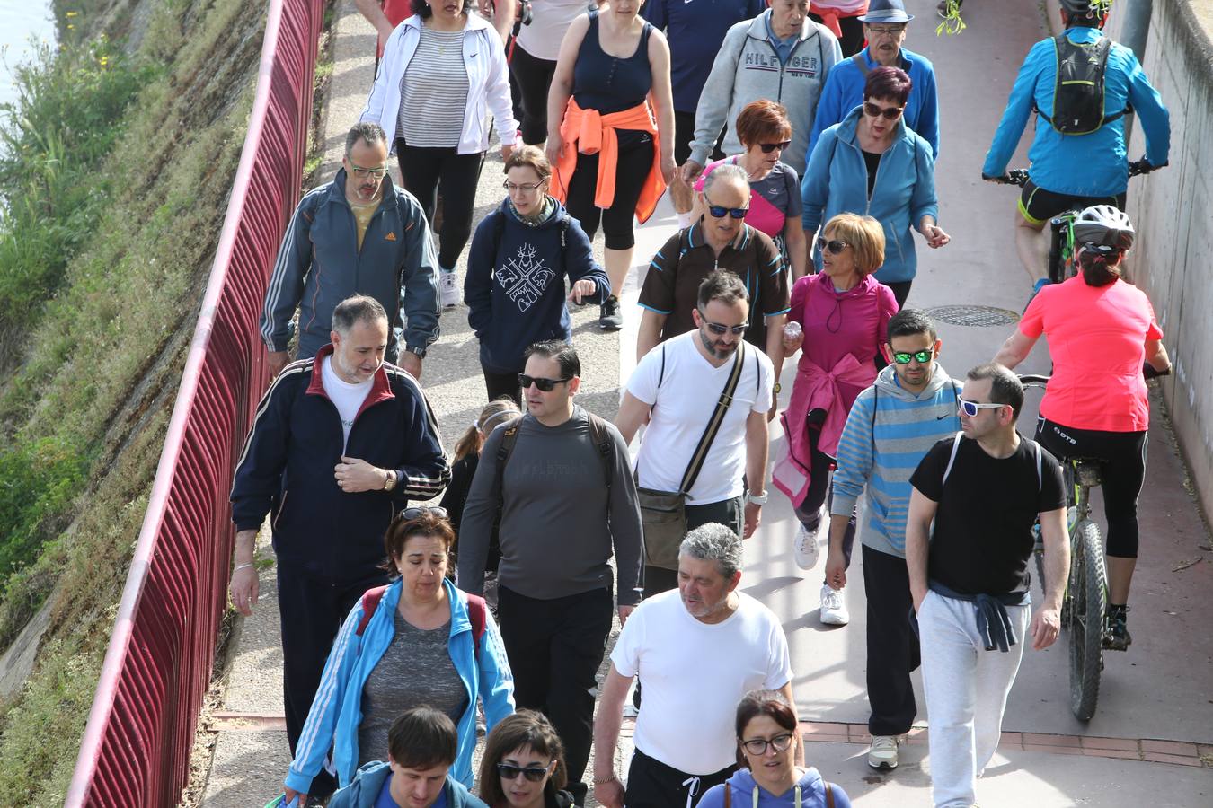 1.400 personas han participado en el tercer Paseo Saludable con destino el Monte Cantabria.