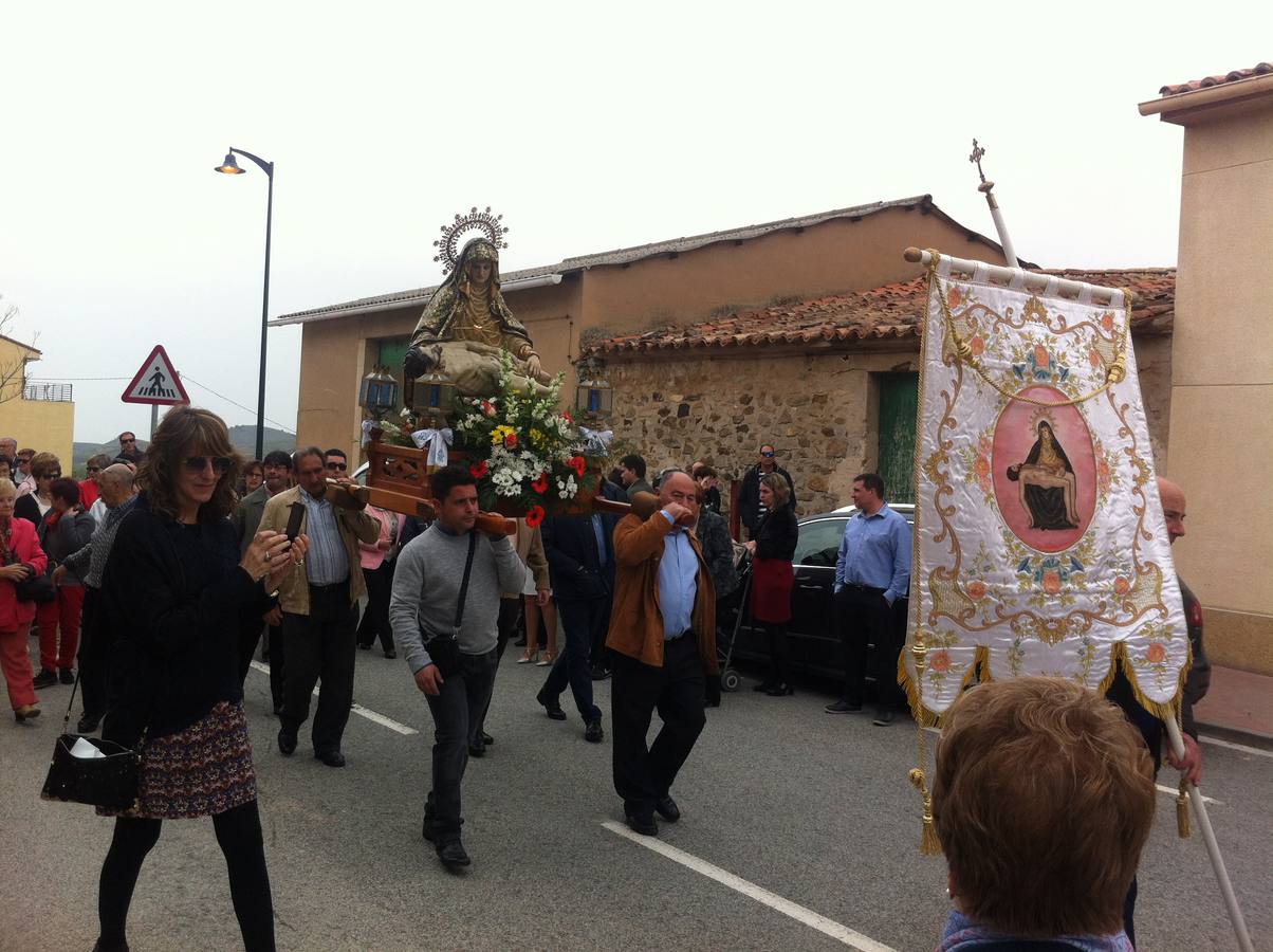 Fotos: Gravalos: procesion por la Virgen del Humilladero